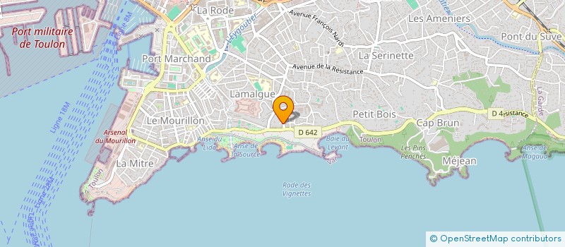 localisation de l'entreprise TOUCAS 3000  TOULON