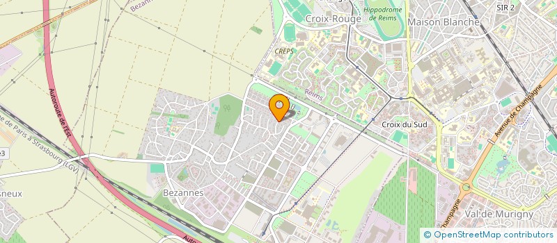 localisation de l'entreprise TOUCAS  BEZANNES