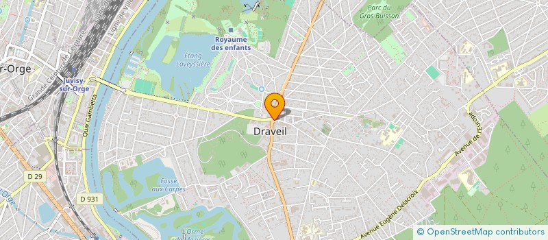 localisation de l'entreprise TOUCAS HADDOUK HOLDING à DRAVEIL
