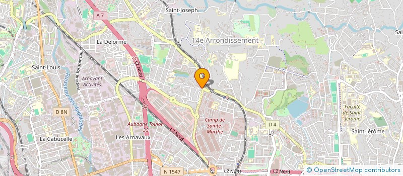 localisation de l'entreprise TOUCH'ATOUT à MARSEILLE