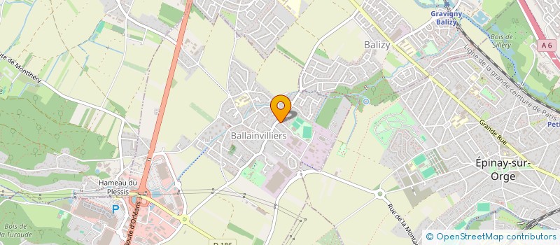 localisation de l'entreprise TOUCH DOWN CONCEPT  BALLAINVILLIERS