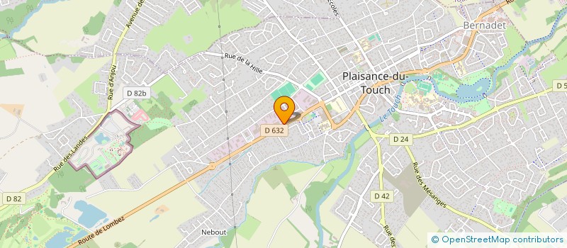 localisation de l'entreprise TOUCH OPTIQUE à PLAISANCE-DU-TOUCH