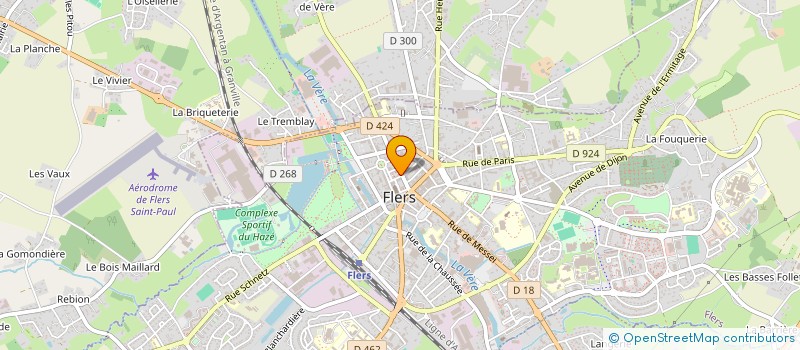 localisation de l'entreprise TOUCH'PERSO à FLERS