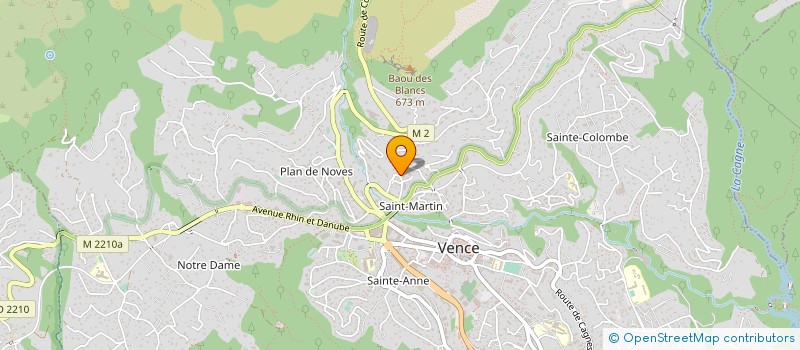 localisation de l'entreprise TOUCH PROVENCE à VENCE