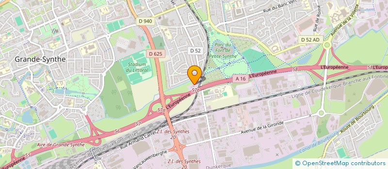 localisation de l'entreprise TOUCH&YOU à DUNKERQUE