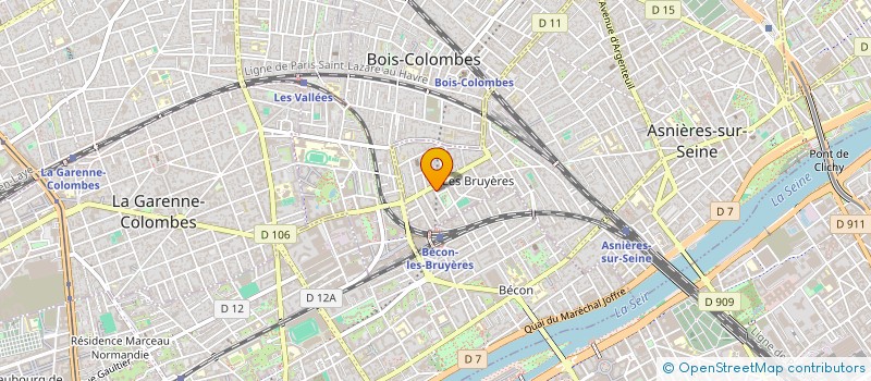 localisation de l'entreprise TOUCHARD-WOS 601  ASNIERES-SUR-SEINE