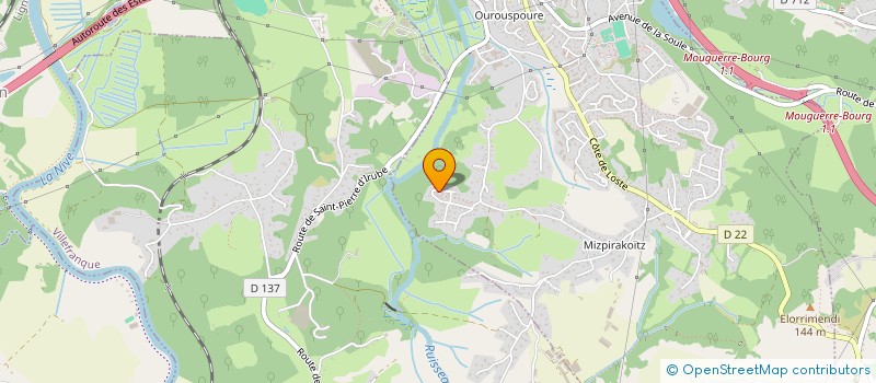 localisation de l'entreprise TOUCHE  SAINT-PIERRE-D'IRUBE