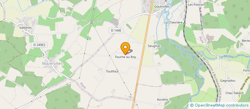 localisation de l'entreprise TOUCHE AU ROY à PONS