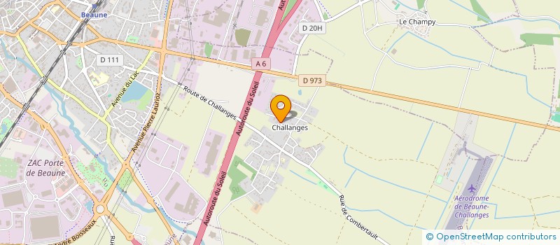 localisation de l'entreprise TOUCHE D'ACIER à BEAUNE