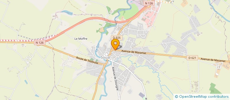 localisation de l'entreprise TOUCHE FINALE  SOUAL