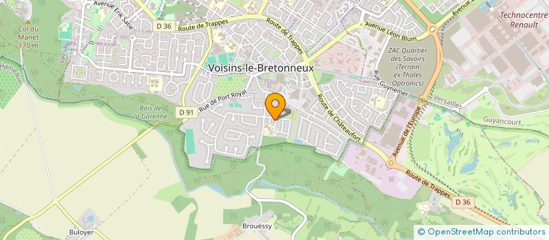 localisation de l'entreprise TOUCHE MAGIQUE à VOISINS-LE-BRETONNEUX