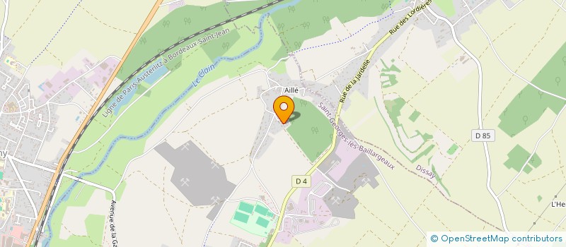 localisation de l'entreprise TOUCHE PAS A MON CHAT  SAINT-GEORGES-LES-BAILLARGEAUX