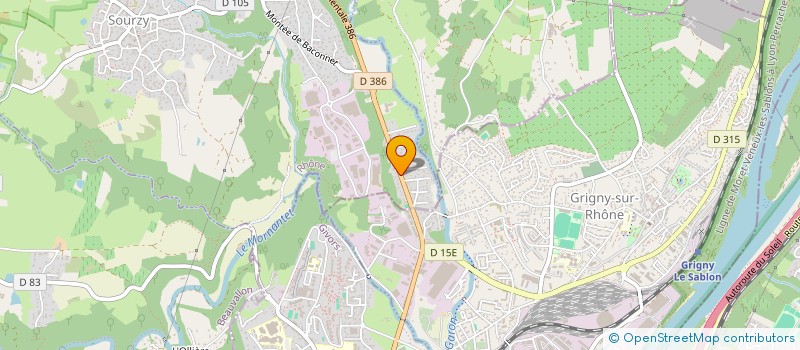 localisation de l'entreprise TOUCHE PAS A MON ECOLE  MONTAGNY