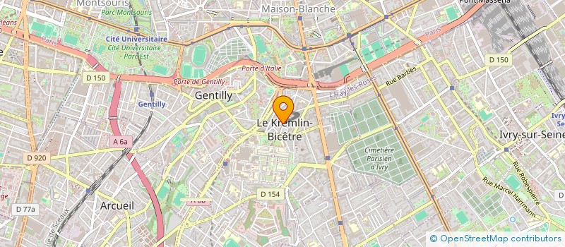 localisation de l'entreprise TOUCHE PAS A MON ENFANT EUROPE TPAME EUROPE  LE KREMLIN-BICETRE