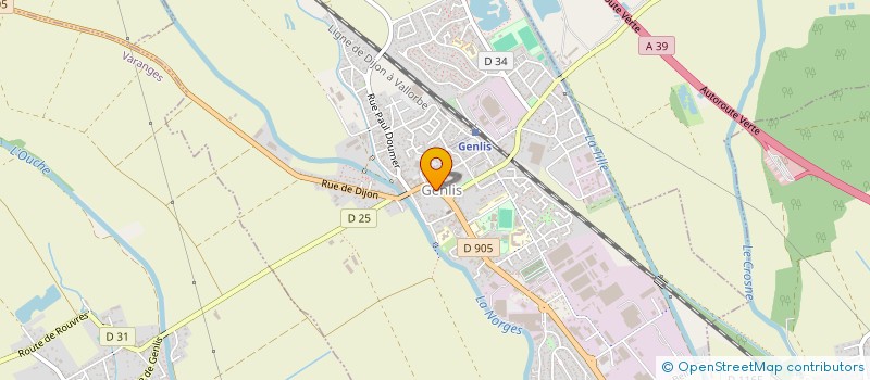 localisation de l'entreprise TOUCHE PAS A MON GROUPE  GENLIS