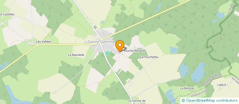 localisation de l'entreprise TOUCHE RENARD  SAINTE-GEMME