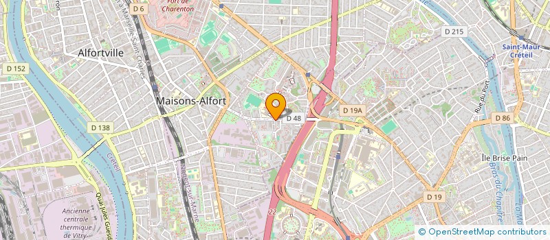 localisation de l'entreprise TOUCHET & ASSOCIES à MAISONS-ALFORT