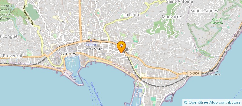 localisation de l'entreprise TOUCHLUX  CANNES