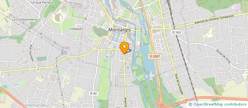 localisation de l'entreprise TOUCHON IMMOBILIER à MONTARGIS