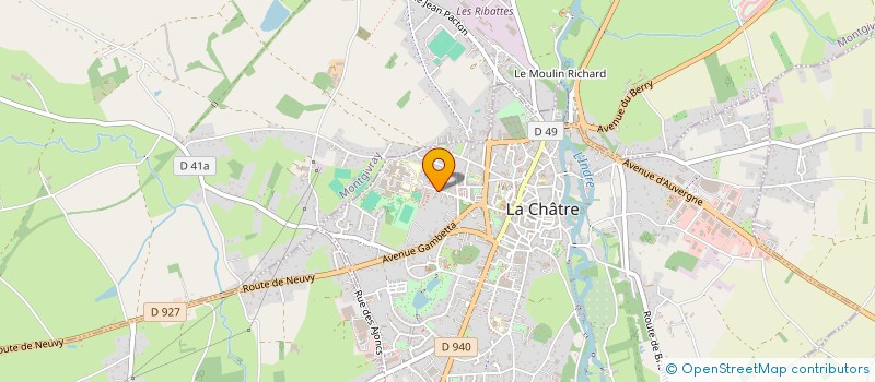localisation de l'entreprise TOUCHWEB à LA CHATRE
