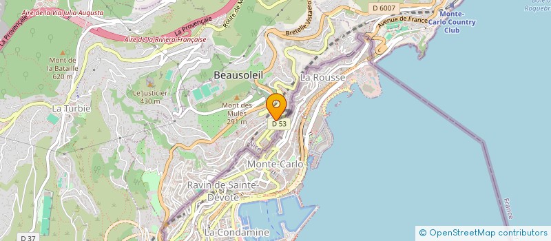 localisation de l'entreprise TOUCONFORT MEUBLES à BEAUSOLEIL