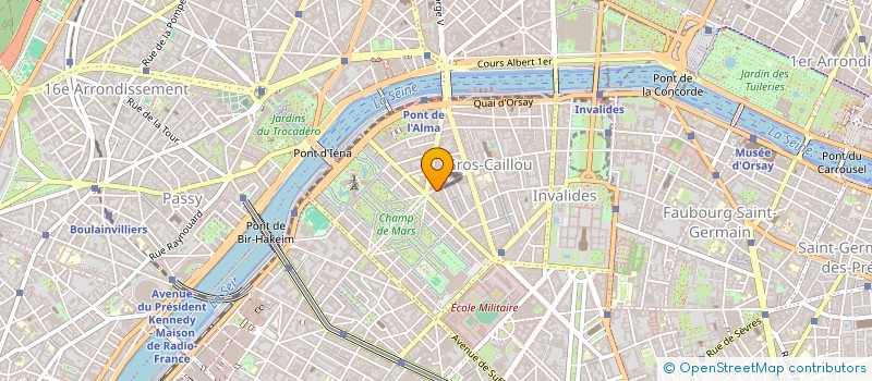 localisation de l'entreprise TOUCOULEUR PRODUCTIONS à PARIS