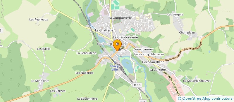 localisation de l'entreprise TOUCY FOOD  TOUCY