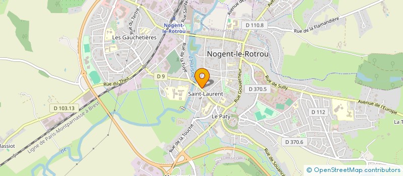 localisation de l'entreprise TOUDECOR à NOGENT-LE-ROTROU