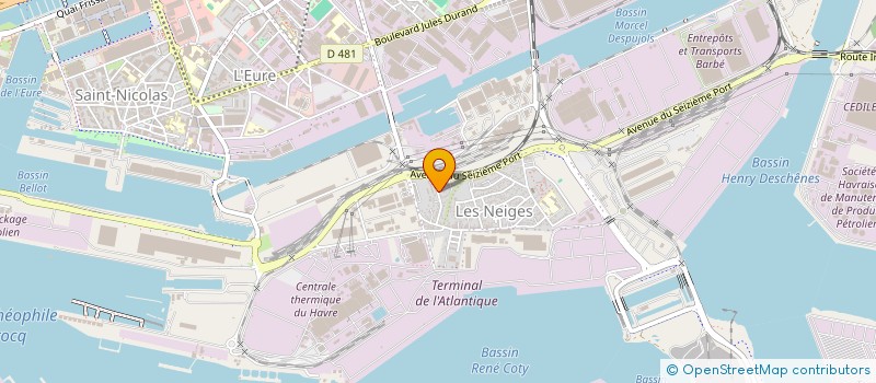 localisation de l'entreprise TOUDGHA à LE HAVRE