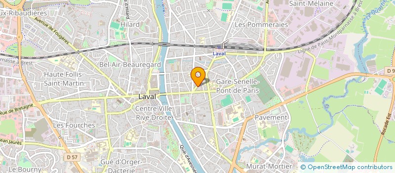 localisation de l'entreprise TOUDOU à LAVAL