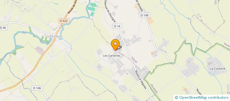 localisation de l'entreprise TOUDOULAINES à LESCOUT