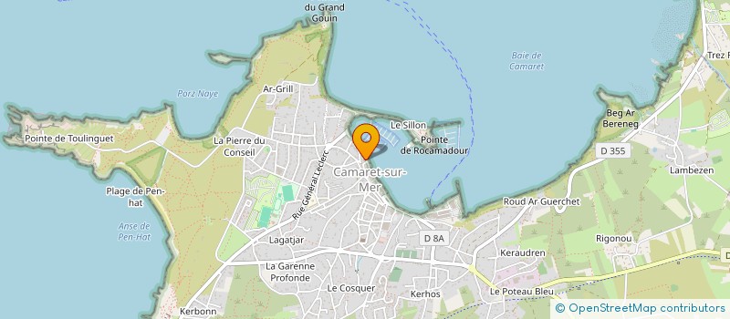 localisation de l'entreprise TOUDOUZE  CAMARET-SUR-MER