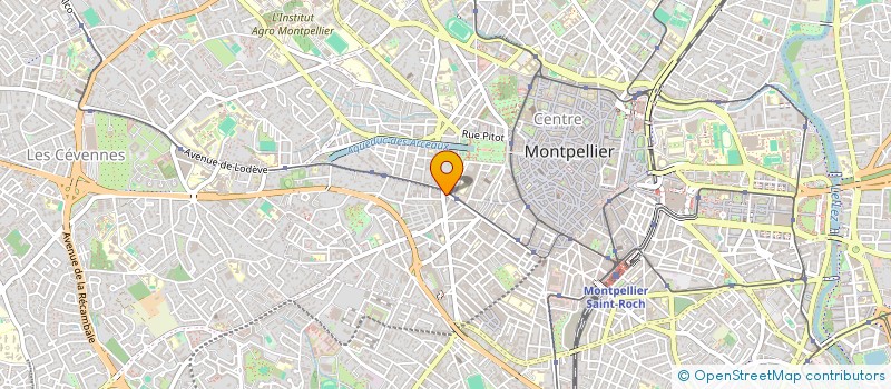 localisation de l'entreprise TOUDRA à MONTPELLIER