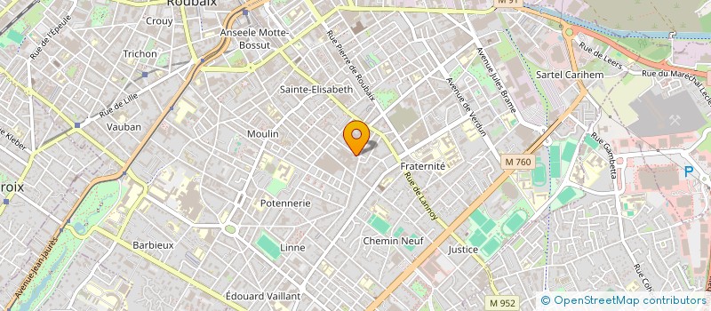 localisation de l'entreprise TOUDRA RENOVATION  ROUBAIX