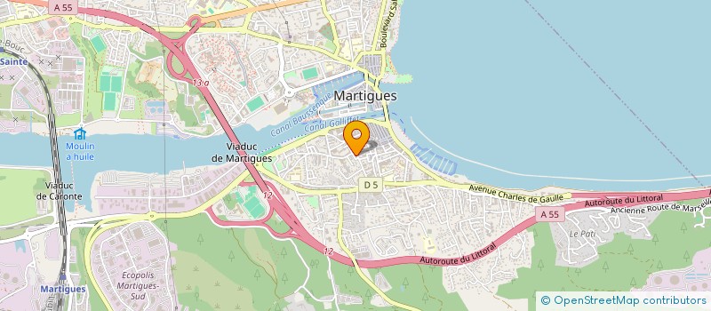 localisation de l'entreprise TOUELLO à MARTIGUES