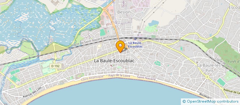 localisation de l'entreprise TOUESKEL à LA BAULE-ESCOUBLAC