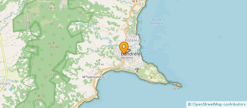 localisation de l'entreprise TOUFATECH à BANDRELE
