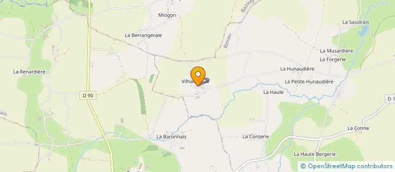 localisation de l'entreprise TOUFFET ERWANN  RIMOU