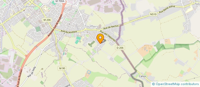 localisation de l'entreprise TOUFFLERS COUNTRY CLUB  TOUFFLERS