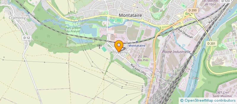 localisation de l'entreprise TOUFOULKAN  THIVERNY