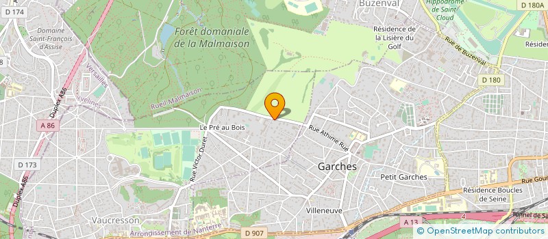 localisation de l'entreprise TOUGAILLES  VAUCRESSON