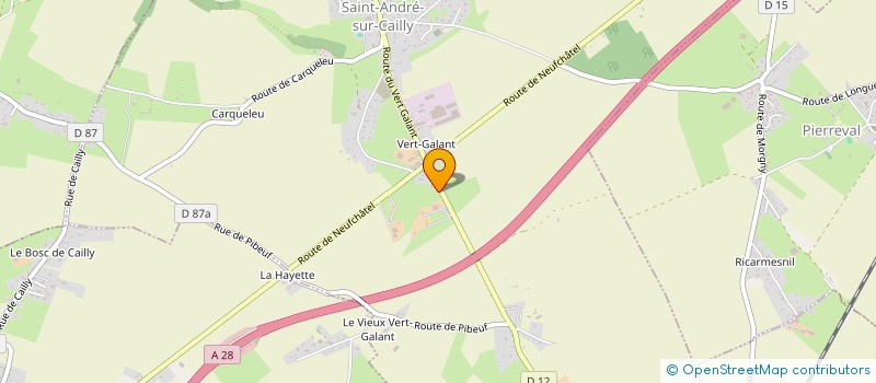 localisation de l'entreprise TOUGARD - BERNAVILLE  SAINT-ANDRE-SUR-CAILLY