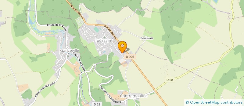 localisation de l'entreprise TOUGARD CAUCHYE à TOUSSAINT
