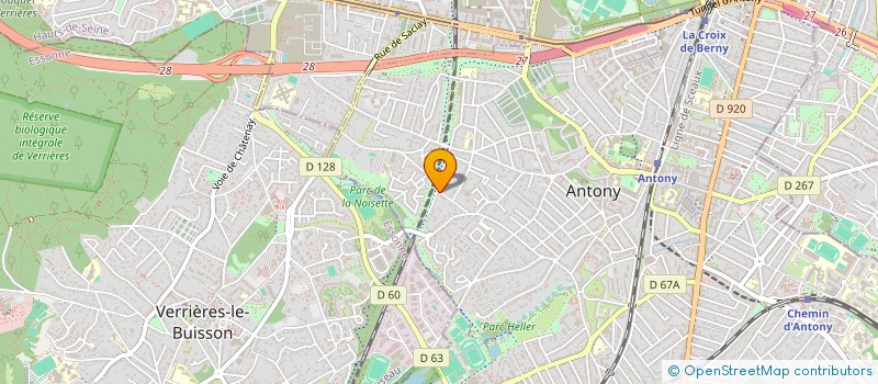 localisation de l'entreprise TOUGARIS DRIVE à ANTONY