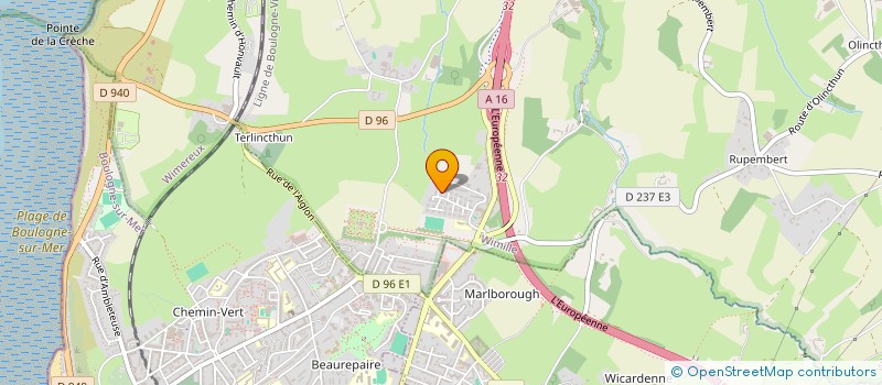 localisation de l'entreprise TOUGAU  WIMILLE