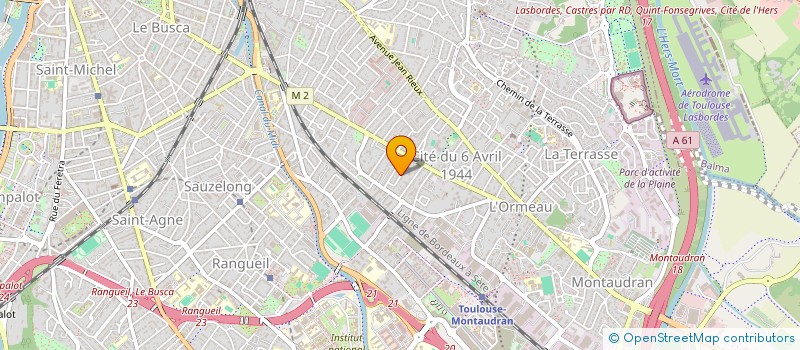 localisation de l'entreprise TOUGERM à TOULOUSE