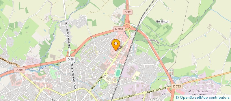 localisation de l'entreprise TOUGERON AMENAGEMENT à CHALLANS