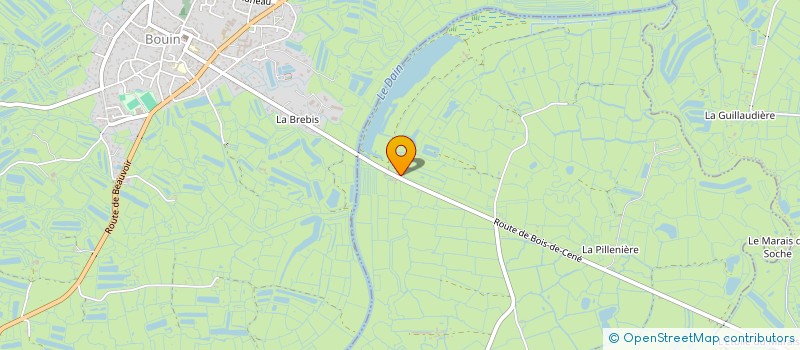 localisation de l'entreprise TOUGERON MENUISERIE  BOUIN