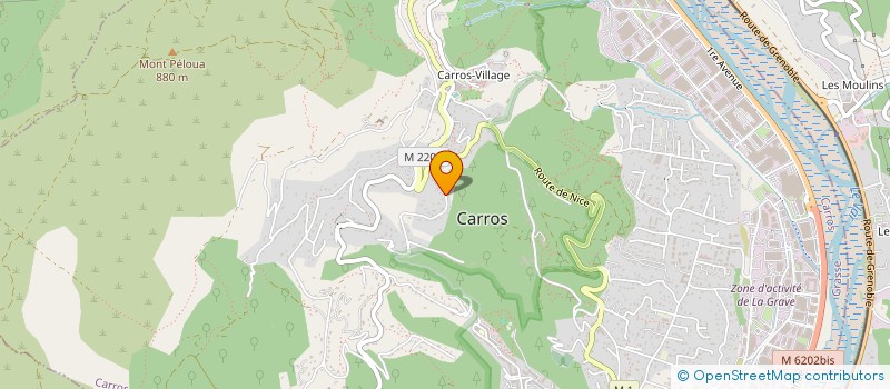 localisation de l'entreprise TOUGEVTC à CARROS