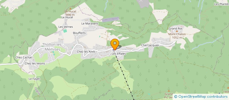 localisation de l'entreprise TOUGH, ELIZABETH & JOHN  THOLLON-LES-MEMISES